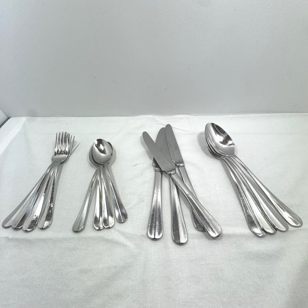 Cambridge SS Annapolis Flatware Set 16pc Teardrop Handle